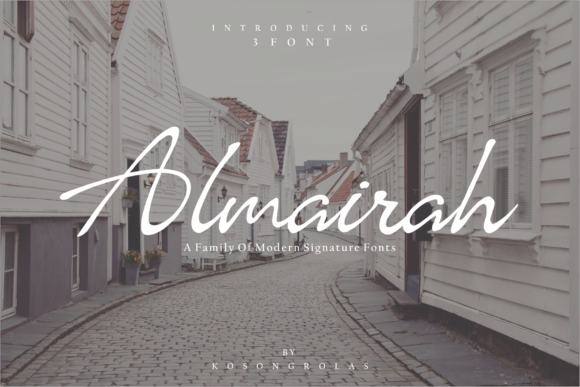 Almairah: The Relaxed Signature Font for Elegant Branding