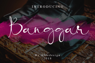 Banggar: A Classy Script Handwritten Font for Web Design