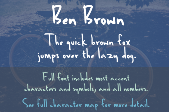 Ben Brown Font: A Handwritten Typeface for Modern Web Design