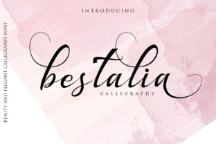 Bestalia Font: A Swashy Script for Romantic Branding