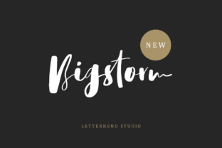 Bigstorm Script: A Unique Handmade Font for Web Design
