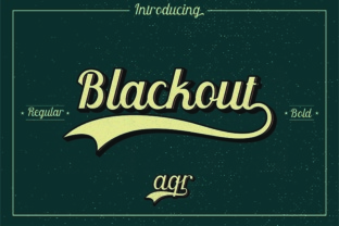 Blackout Font: A Modern Typeface for Handmade Brands