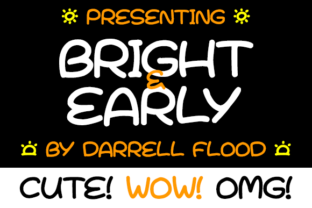 Bright Early: A Handwritten Typeface for Editorial Design