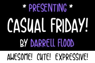 Casual Friday Font: A Friendly Typeface for Small Brands