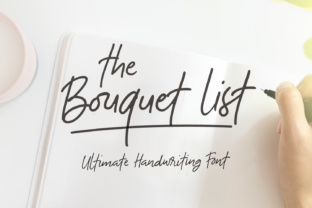 Designing with The Bouquet List Typeface