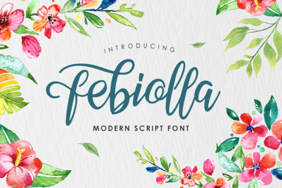 Febiolla Script: A Cute Typeface for Small Business Branding