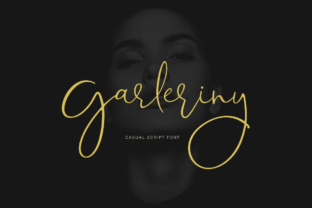 Garleriny: A Fresh Script Handwritten Font for Editors