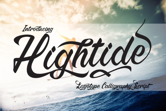 Hightide: A Retro Script Font for Handmade Brands