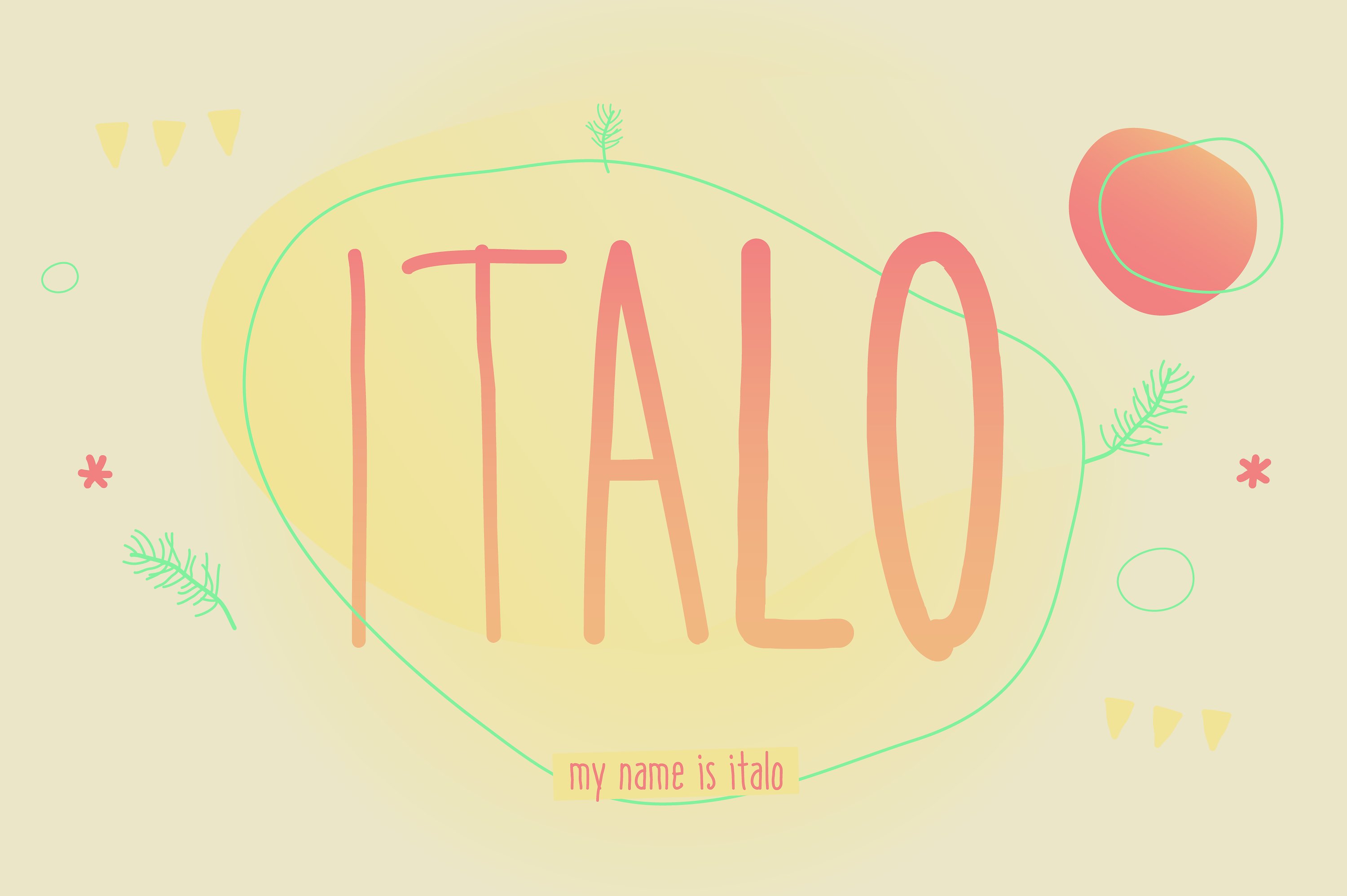 Italo: A Friendly Sans Serif for Modern Campaigns