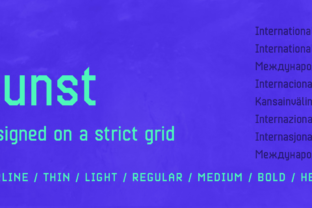 Kunst: A Geometric Sans Serif Font for Modern Brands