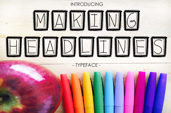 Making Headlines: A Cute Decorative Typeface for Friendly Campaigns