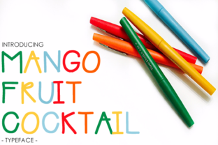 Mango Fruit Cocktail: A Restrained Sans Serif for Bold Editorial Design