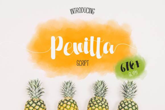 Pevitta: A Sweet Script Handwritten Font for Makers
