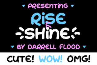 Rise Shine: A Playful Script Handwritten Font for Makers