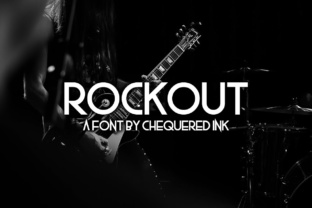 Rockout: A Bold Sans Serif Font for Modern Editorial Design