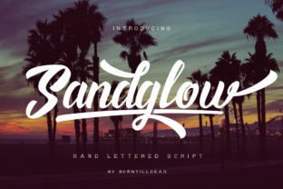 Sandglow: A Distinct Script Typeface for Editorial Design