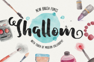 Shallom: A Fashionable Script Font for Editorial Design