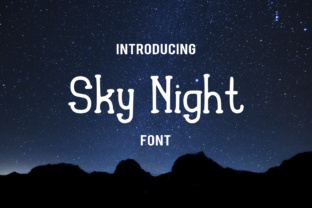 Sky Night: A Charming Serif Font for Makers