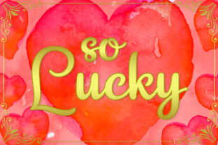 So Lucky Font: A Stylish Script for Web Headlines