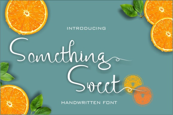 Something Sweet: The Perfect Script Handwritten Font for Branding