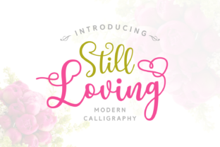Still Loving: A Refined Script Typeface for Editorial Design