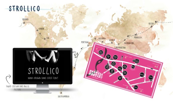 Strollico Font Review: Quirky All Caps for Social Campaigns