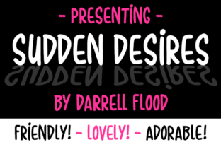 Sudden Desires: The Perfect Script Handwritten Font for Crafters