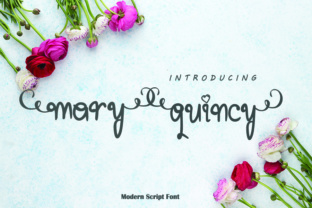 Using Mary Quincy Font for Romantic Web Design