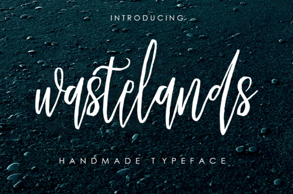 Wastelands: A Tall Script Font for Modern Makers